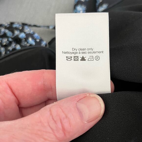 Veronica Beard Violet Silk Blend Ruched Floral Tie Mini Skirt Black 6/Small NWOT - Picture 14 of 15